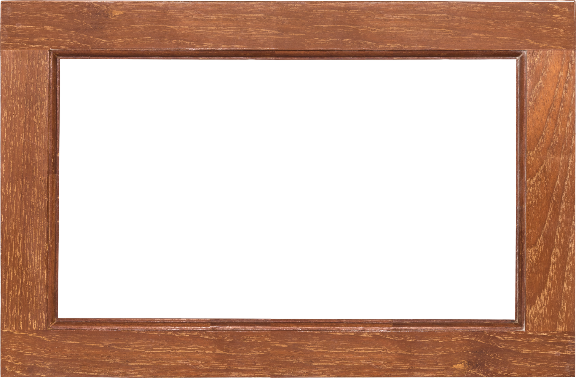 Wood frame or photo frame isolated